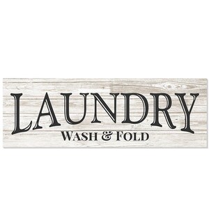 Laundry Wash and Fold Farmhouse Style Wood Wall Decor Sign - Etsy