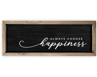 Choose Happiness | Etsy