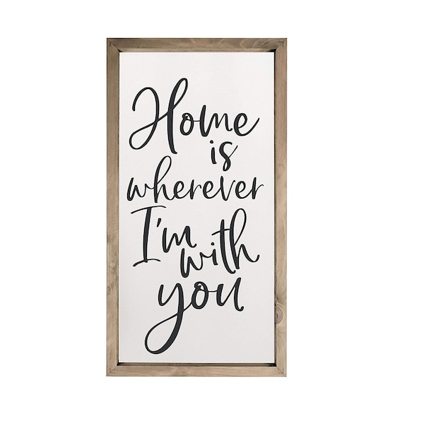 Home is Wherever I'm With You Etsy
