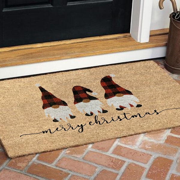 Christmas Coir Coconut Husk Doormat Door Mat 18x30 or 24x36