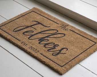 Doormat for Home or Business*Pick your Designed Doormat & Personalize with Text 