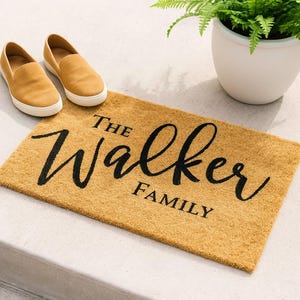 Personalized Custom Coir Coconut Husk Doormat Available In Three Sizes