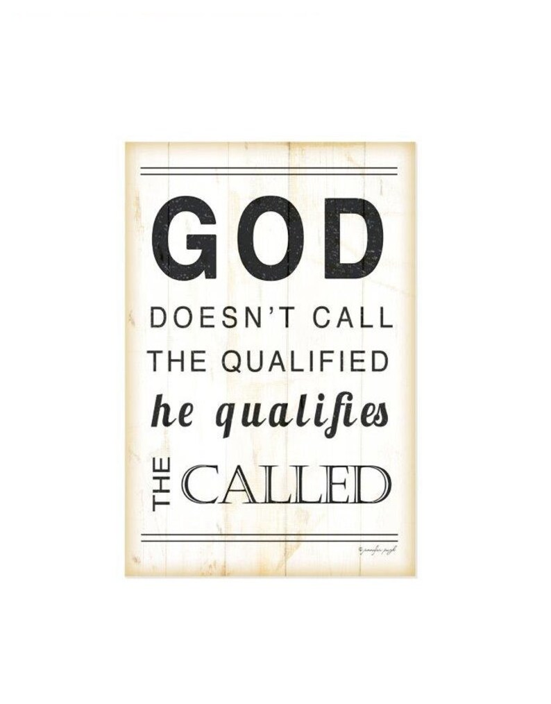 God doesn t call the qualified farmhouse style wood wall etsy