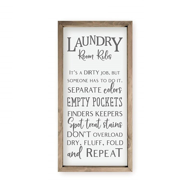Laundry Room Rules - Etsy