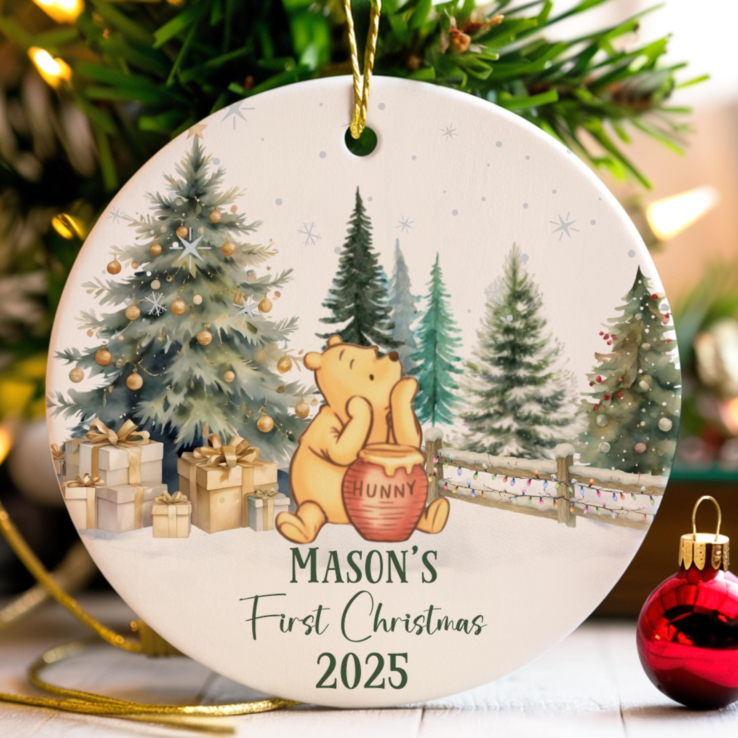 Winnie the Pooh Ornament - Etsy