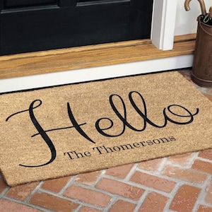 Personalized Custom Coir Coconut Husk Doormat Available In Three Sizes