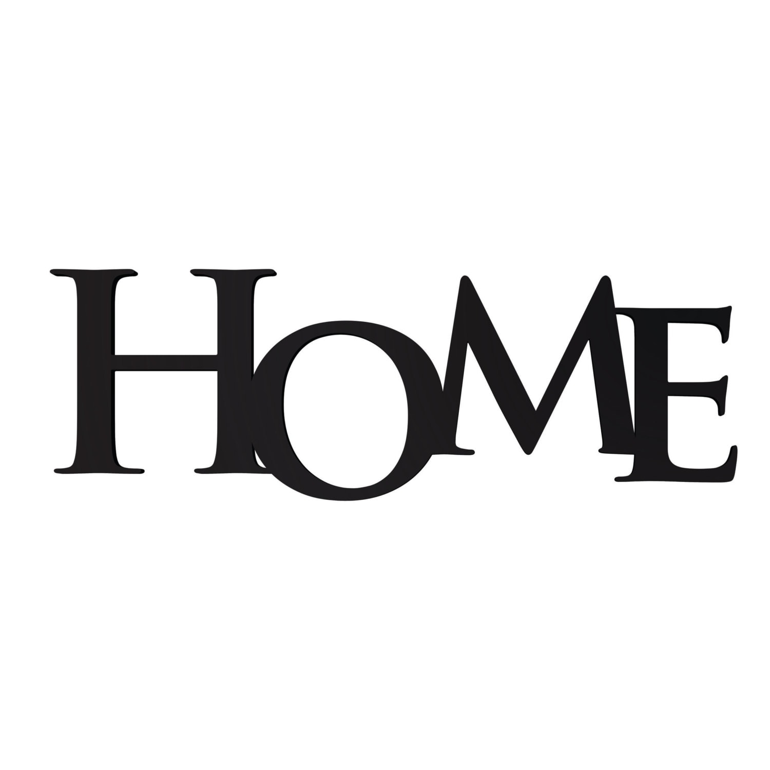 Home Word Art Wood 3D Cutout Home by MRC Wood Products Etsy