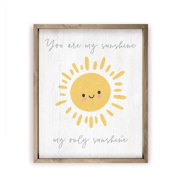 You Are My Sunshine Wood Sign - Etsy