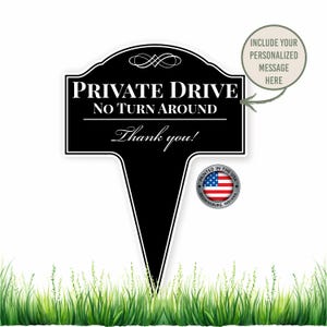Personalized Aluminum Yard Sign 10x14