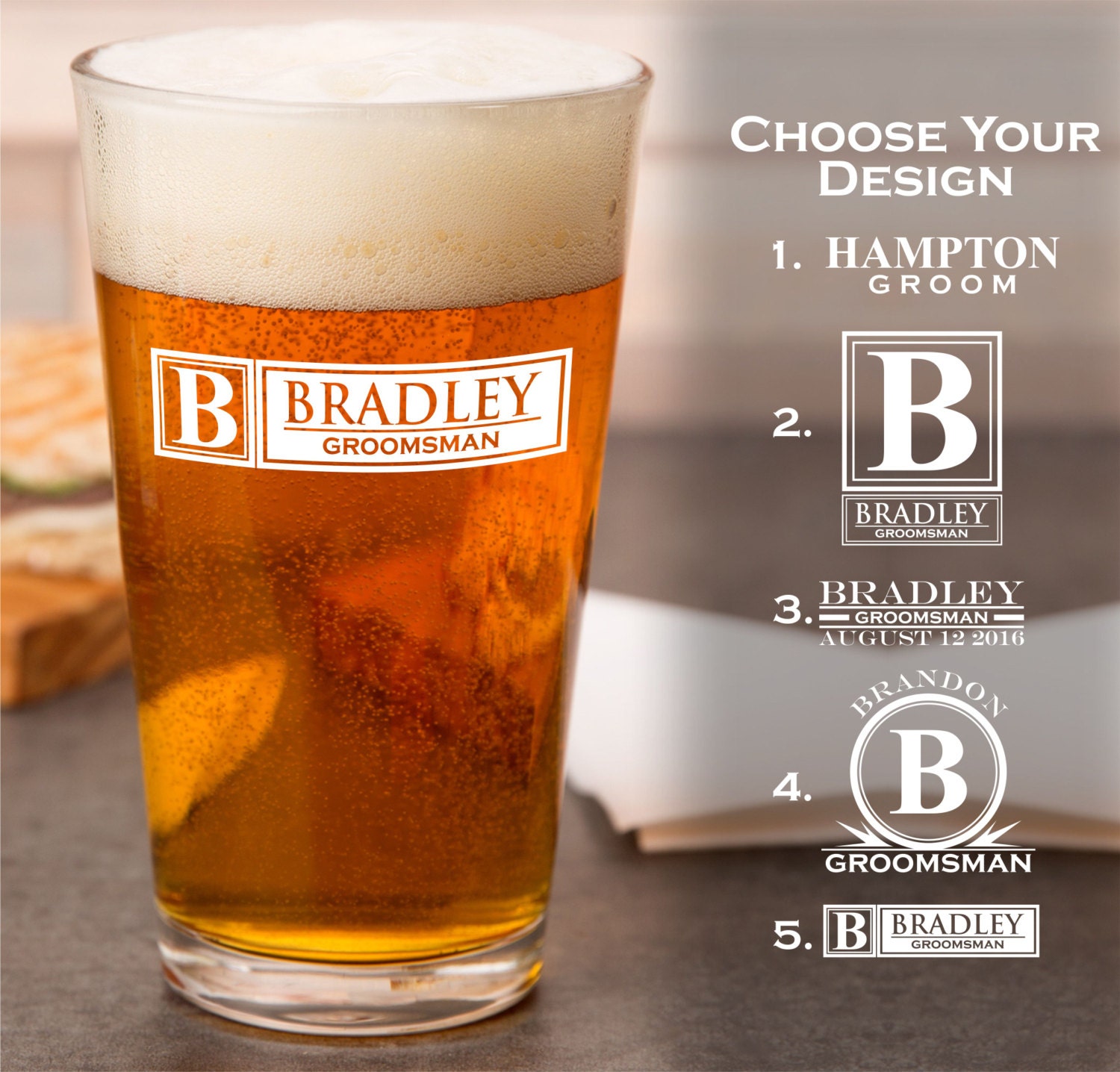 5 ounce beer glasses