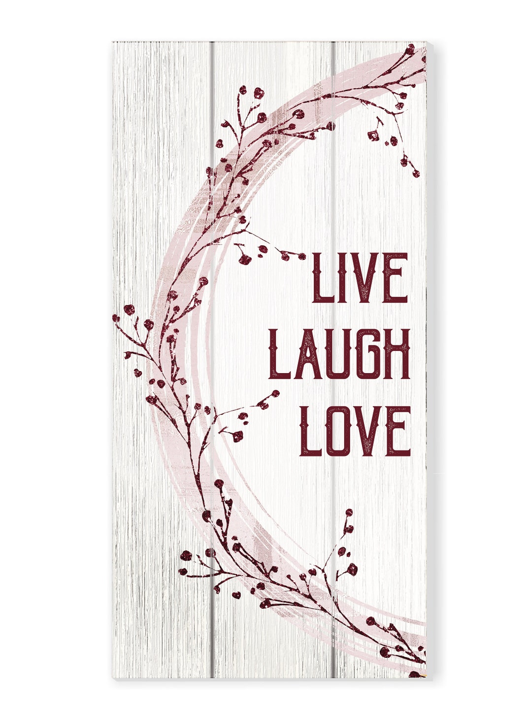 Live Laugh Love Farmhouse Style Wood Wall Decor Sign Etsy