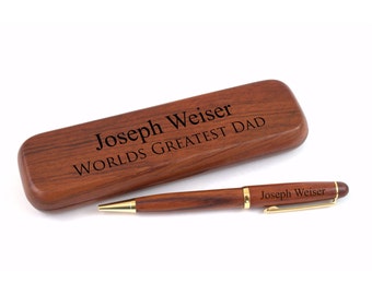Personalized Engraved Ball Point Pen Set