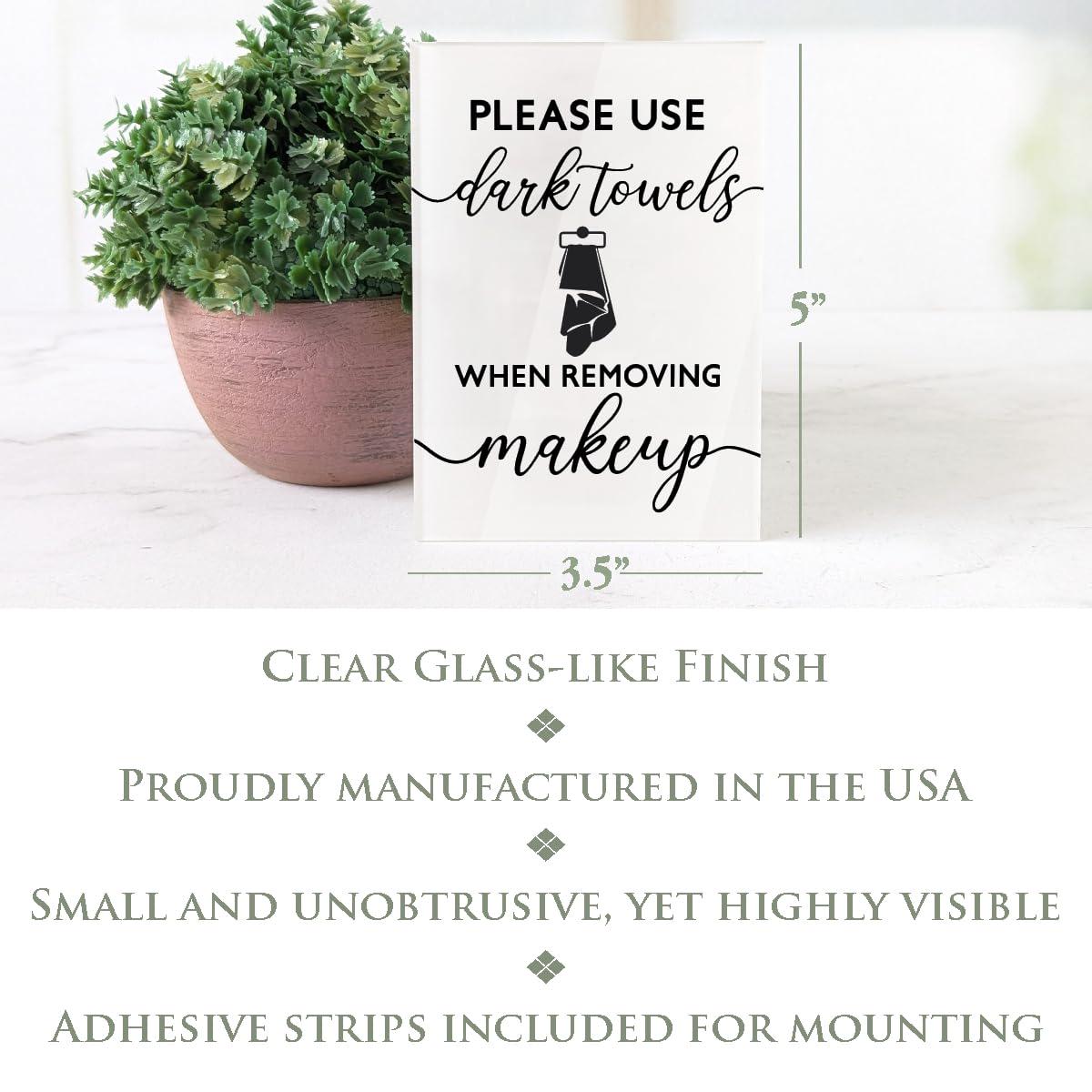 Remove Plastic Sign Clear Acrylic Sign