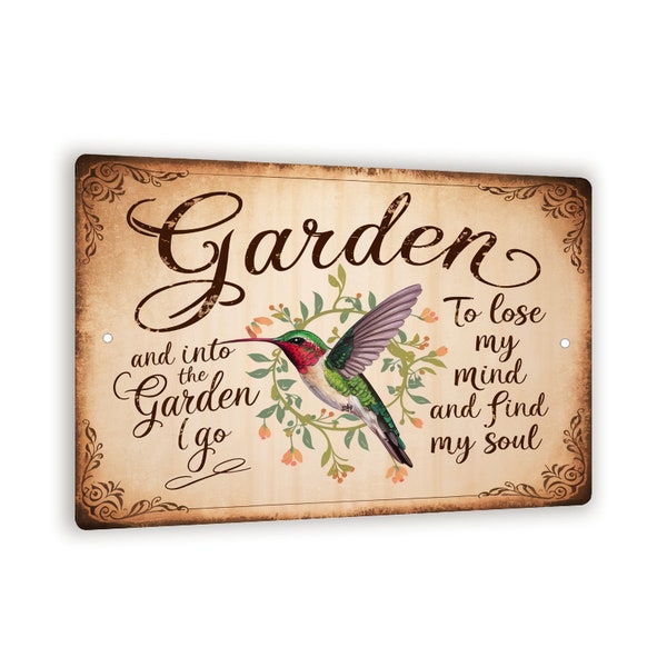 Into the Garden I Go to Lose My Mind and Find My Soul - Etsy