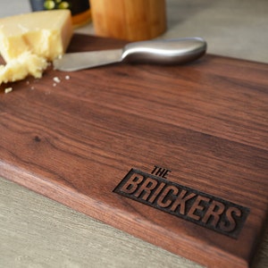 Personalized Laser Engraved Wood Cutting Board