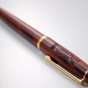 Personalized Engraved Gel Pen With Cap image 2