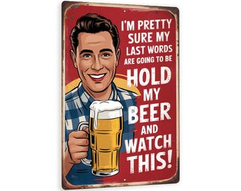 SRongmao Targa In Metallo Divertente “Sleeping With Bartender” – Decorazione Da Parete Vintage 20,3x30,5 Cm – Per Bar E Pub