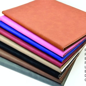 Personalized Leather Portfolio Notebook Professional & Stylish Organizer available in eight different colors image 2