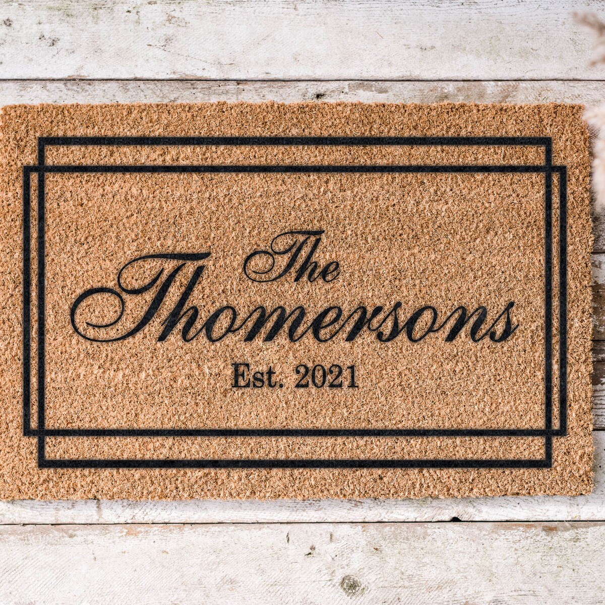 Personalized "The Meyers Est. 2026" Doormat