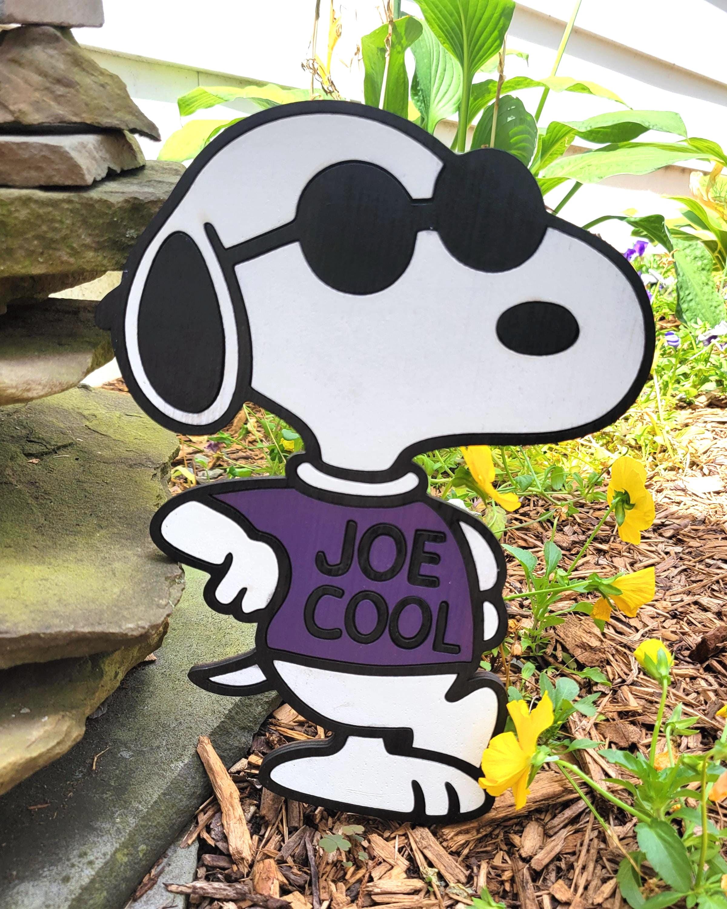 Hand-painted Laser-cut Joe Cool: Wood Peanuts-inspired Art - Etsy