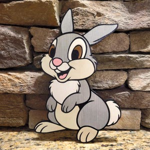 THUMPER Freestanding Hand-Painted Wooden Decor With Magnetic Back - Classic Bambi Inspired Wall Art