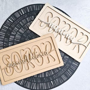 Personalized SOROR Standing Sign | Unfinished | DIY
