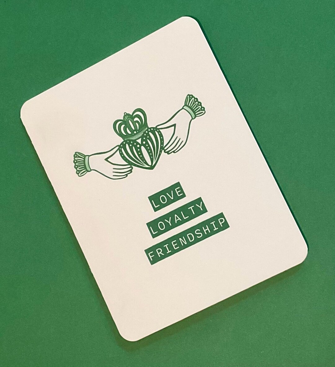 Claddagh - Love, Loyalty, Friendship - St. Patrick’s Day Card - Etsy