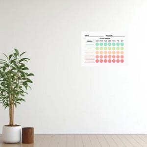 Kids Weekly Chore Chart | Printable A4 PDF | Fun & Colorful Routine Tracker for Children