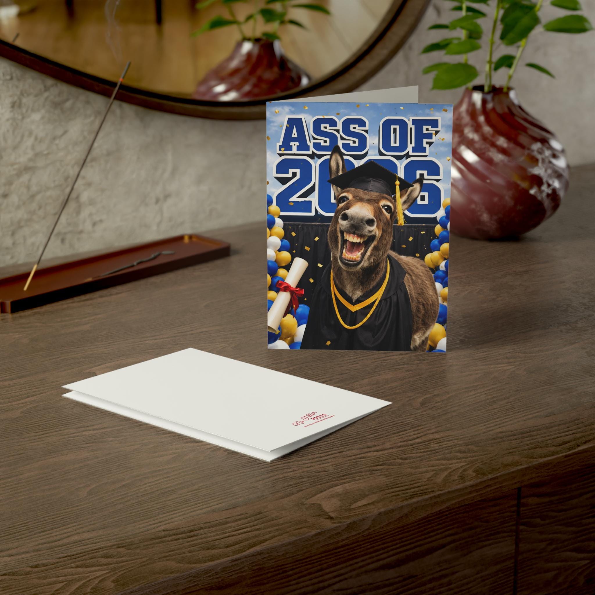 Donkey Grad Class of 2026 Graduation Card | Donkey With Cap, Funny Grad Card - Etsy