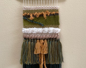 Small Earthtone Wall Weaving