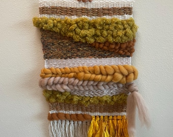 Medium Earthtone Wall Weaving