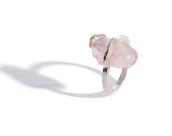 Bague "Lympid" rose