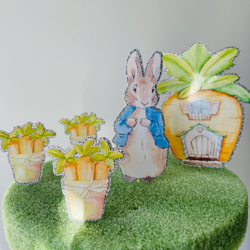 Peter Rabbit Cake Topper - Etsy