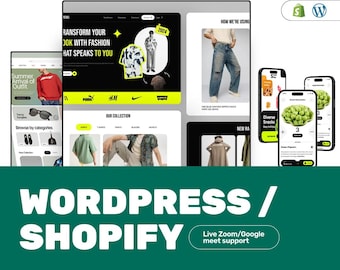 Shopify or WordPress Website Design | Custom Online Store + Payment Integration + SEO | Shopify ecommerce website, Ecommerce Website