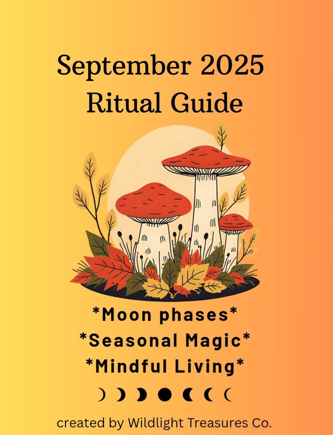 September Ritual Guide- Printable Witchcraft & Spiritual Workbook ...