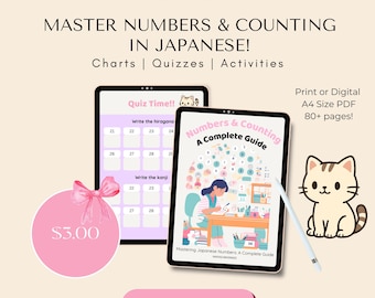 Mastering Japanese Numbers & Counting - Cute, Fun and Easy!