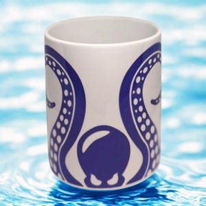 Octopus Tentacle Mug | Deep Sea Kraken Coffee Cup | Nautical Ocean Lover Gift | Sea Creature Ceramic Mug