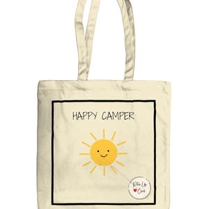 Organic Tote &quot;Happy Camper&quot;