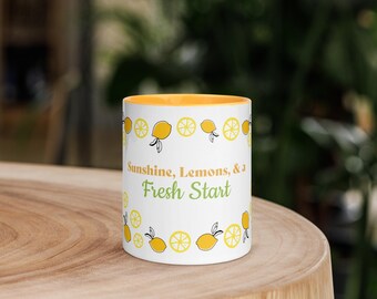 Sunshine & Lemons Mug Coffee Cup