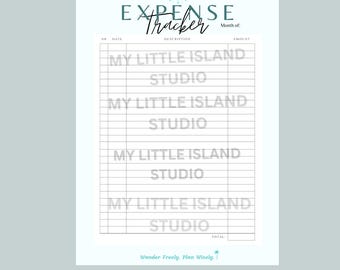 Sagittarius Expense Tracker A5 Printable Digital Download