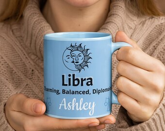 Libra Zodiac Mug Personalized Astrology