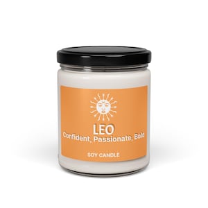 Löwe-Tierkreis-Astrologie-Soja-Kerze