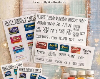 CUSTOMIZABLE MEDICINE LABELS