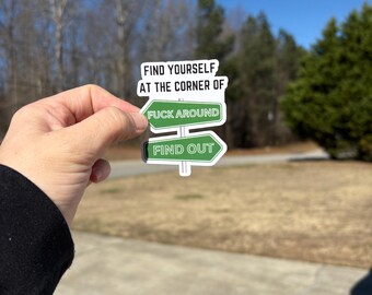 Find Yourself Funny Sticker