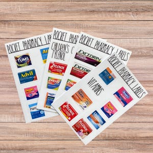 Custom Pre-Cut Pocket Pharmacy Labels