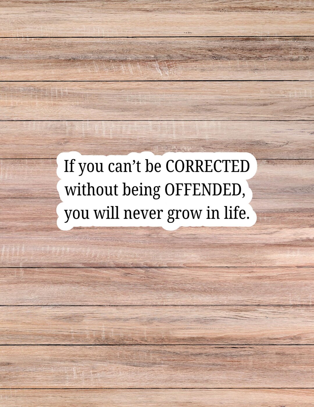 Be Corrected Without Being Offended Sticker - Etsy