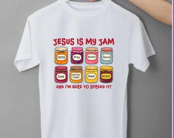 Jesus Is My Jam Christian Adult Shirt