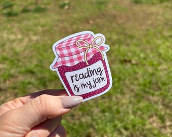 Reading Is My Jam Sticker
