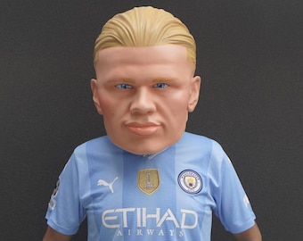 Cabezon HAALAND by Ec Props! Popular Handmade Head Props of Famous Artists & Characters! CABEZONES