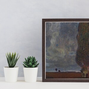 The Big Poplar II-Gustav Klimt,Home office Decor,Housewarming Gift,Expressionism,Vintage masterpiece Artwork,giclee print in various sizes